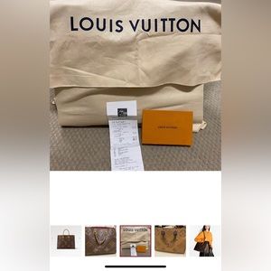 Louis Vuitton ON The Go 
Monogram Giant canvas OnTheGo GM totereceipt included.